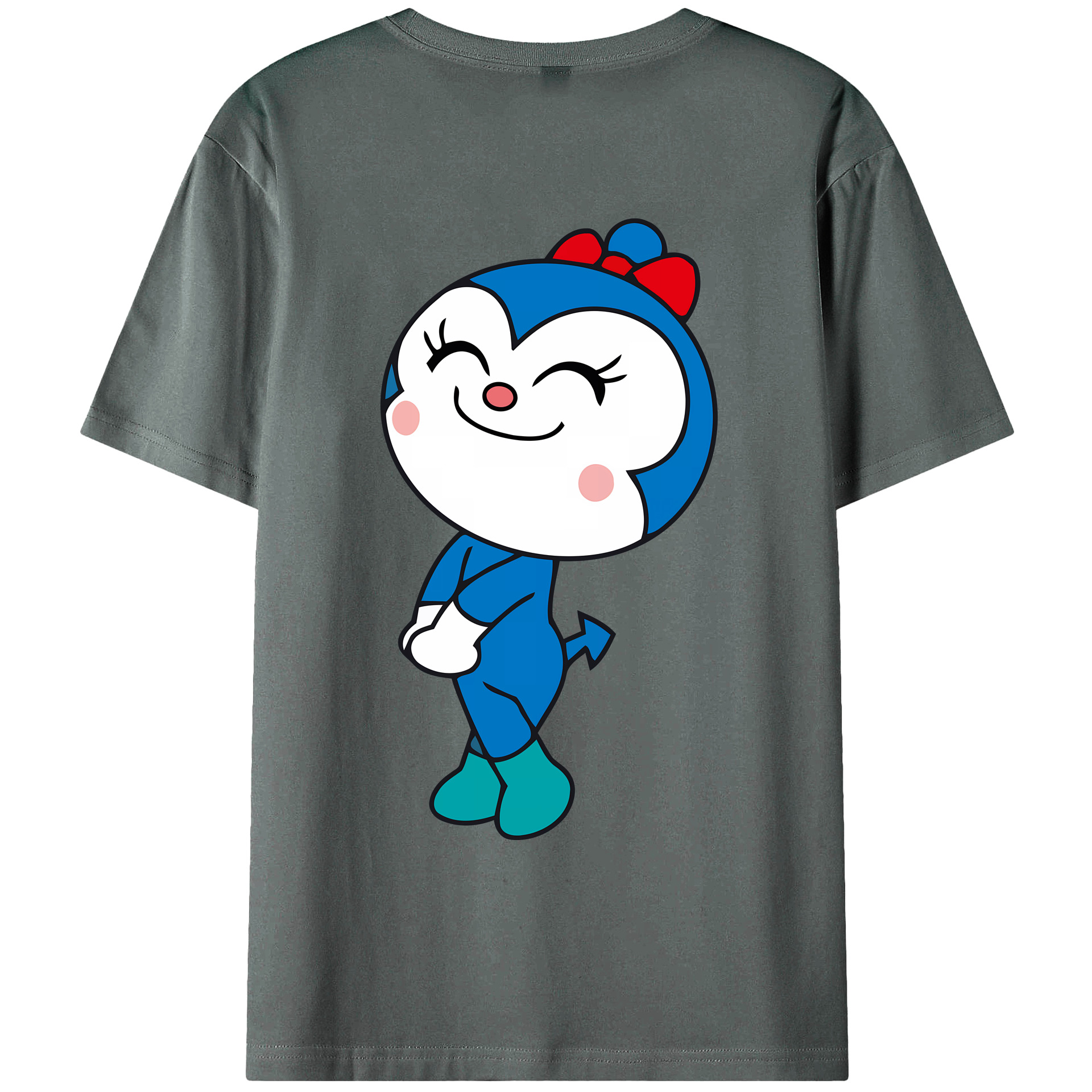 （画像用） アンパンマン Anpanman 綿100％ メンズ半袖Tシャツ（バックプリント） 通気性